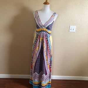 Angie Multi-color Maxi Summer Dress